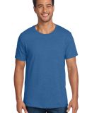 Jerzees 560MR Premium Blend Ringspun Crewneck T-Sh in Retro heather royal