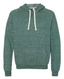 Jerzees 90MR Snow Heather French Terry Pullover Ho Forest Green