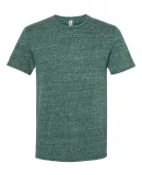 Jerzees 88MR Snow Heather Jersey Crew T-Shirt Forest Green