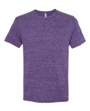 Jerzees 88MR Snow Heather Jersey Crew T-Shirt Purple