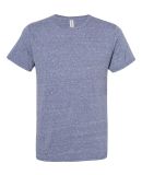 Jerzees 88MR Snow Heather Jersey Crew T-Shirt in Denim