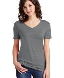 Jerzees 88WVR Women's Snow Heather Jersey V-Neck in Charcoal