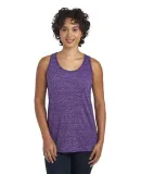 Jerzees 88WTKR Women's Snow Heather Jersey Racerba in Purple