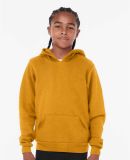 Bella + Canvas 3719Y Youth Sponge Fleece Hoodie in Heather mustard