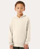 Bella + Canvas 3719Y Youth Sponge Fleece Hoodie in Natural