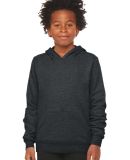 Bella + Canvas 3719Y Youth Sponge Fleece Hoodie in Dark gry heather