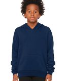Bella + Canvas 3719Y Youth Sponge Fleece Hoodie in Navy