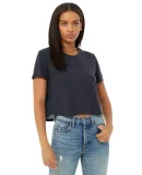 Bella + Canvas 8882 Women’s Flowy Cropped Short  HEATHER NAVY