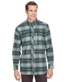Backpacker BP7091 Men's Stretch Flannel Shirt LIGHT TEAL
