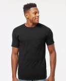 Tultex 0293TC - Unisex Heavyweight Pocket Tee Black