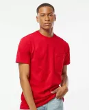 Tultex 0293TC - Unisex Heavyweight Pocket Tee Red