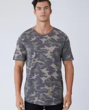 Cotton Heritage MC1050C Unisex Drop Tail T-Shirt Khaki Camo