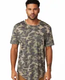 Cotton Heritage MC1050C Unisex Drop Tail T-Shirt Riverstone Camo