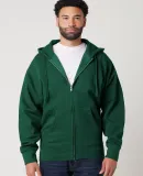 Cotton Heritage M2781 Premium Full-Zip Hoodie (New in Forest green