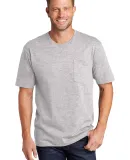 Cornerstone CS430 CornerStone    Workwear Pocket T Hthr Grey