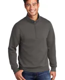 Port & Company PC78Q     Core Fleece 1/4-Zip Pullo Charcoal