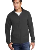 Port & Company PC78FZ     Core Fleece Cadet Full-Z Dark Hthr Grey