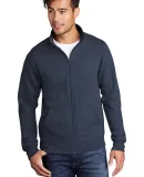 Port & Company PC78FZ     Core Fleece Cadet Full-Z Navy