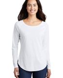 Sport Tek LST400LS Sport-Tek    Ladies PosiCharge  in White triad solid
