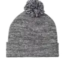 Sport Tek STC41 Sport-Tek    Heather Pom Pom Beani Grey Heather