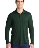 Sport Tek ST520LS Sport-Tek Pro Long Sleeve Polo Forest Green