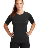 Sport Tek LST470 Sport-Tek    Ladies Rashguard Tee Black