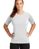 Sport Tek LST470 Sport-Tek    Ladies Rashguard Tee White