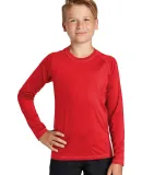 Sport Tek YST470LS Sport-Tek    Youth Long Sleeve  True Red