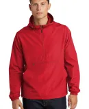Sport Tek JST66 Sport-Tek    Packable Anorak in True red