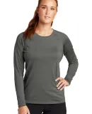 Sport Tek LST470LS Sport-Tek    Ladies Long Sleeve Dark Smoke Gry