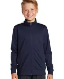 Sport Tek YST94 Sport-Tek    Youth Tricot Track Ja True Navy/Wht