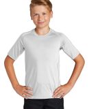 Sport Tek YST470 Sport-Tek    Youth Rashguard Tee White