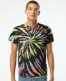 Dynomite 200MS Multi-Color Spiral Short Sleeve T-S in Aurora