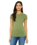 BELLA 6004 Womens Favorite T-Shirt in Heather green