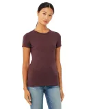 BELLA 6004 Womens Favorite T-Shirt in Heather maroon