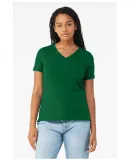 BELLA 6405 Ladies Relaxed V-Neck T-shirt in Kelly