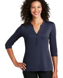 Port Authority LK750 Henley in True navy