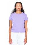 US Blanks US521 Women's Crop Crew T in Lilac