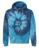 Dyenomite 680VR Blended Hooded Sweatshirt in Blue tide