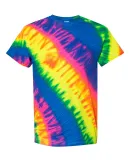 Tilt Tie Dye T-Shirt in Flo rainbow