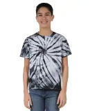 Dyenomite 20BCC -  Youth Contrast Cyclone Tee in Black