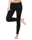 BELLA 812 Womens Jersey Leggings BLACK