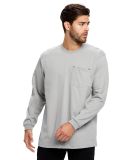 US Blanks 5544US Men's Flame Resistant Long Sleeve in Silver