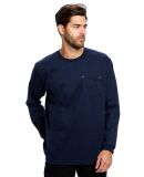 US Blanks 5544US Men's Flame Resistant Long Sleeve in Navy blue