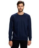 Unisex Flame Resistant Long Sleeve Raglan T-Shirt in Navy blue