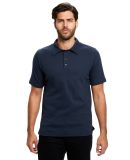 Men's Jersey Interlock Polo T-Shirt in Navy blue