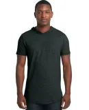 Next Level Apparel 2022 Mock Twist Short Sleeve Ho BLACK