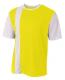 A4 Apparel NB3016 Youth Legend Soccer Jersey SFTY YELLOW/ WHT