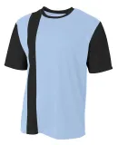 A4 Apparel NB3016 Youth Legend Soccer Jersey LIGHT BLUE/ BLK