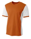 A4 Apparel NB3017 Youth Premier Soccer Jersey ORANGE/ WHITE